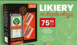 Twój Market Zestaw likier Jägermeister + 2 kieliszki oferta