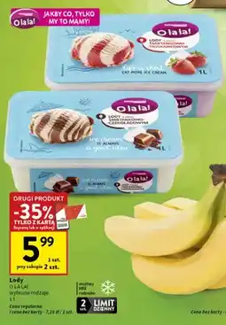 Intermarche Lody śmietankowo-czekoladowe O la la! oferta