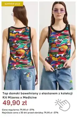 Medicine Top damski bawełniany z elastanem Medicine oferta
