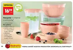 Biedronka Miska kuchenna z pokrywką Smukee oferta