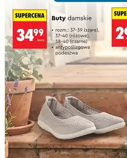 Biedronka Buty damskie Clevé szare oferta