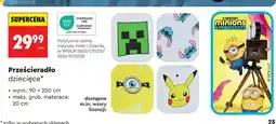 Biedronka Prześcieradło dziecięce Minecraft oferta