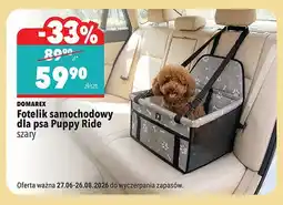 Biedronka Fotelik samochodowy dla psa Puppy Ride Domarex szary oferta