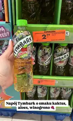Biedronka Napój Tymbark Łatwogang kaktus aloes winogrono oferta