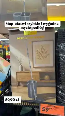 Biedronka Mop płaski dwukomorowy Smukee Home oferta