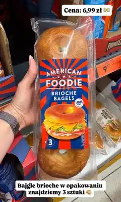 Biedronka Bajgle brioche American Foodie oferta