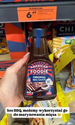 Biedronka Sos BBQ American Foodie Original oferta