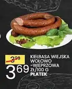 Wafelek Kiełbasa wiejska wołowo-wieprzowa Płatek oferta