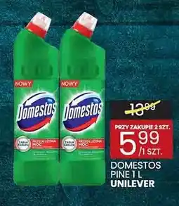 Wafelek Płyn do czyszczenia WC Domestos Pine oferta