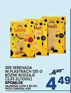 Wafelek Ser Serenada Salami w plastrach Spomlek oferta