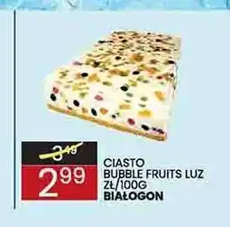 Wafelek Ciasto Bubble Fruits luz Białogon oferta