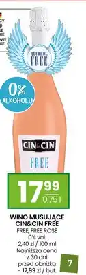 Twój Market Wino musujące bezalkoholowe Cin&Cin Free oferta