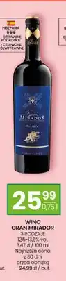 Twój Market Wino Gran Mirador czerwone półwytrawne oferta