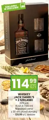Twój Market Whiskey Jack Daniel's + 2 szklanki oferta