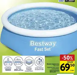 Intermarche Basen rozporowy Bestway Fast Set oferta