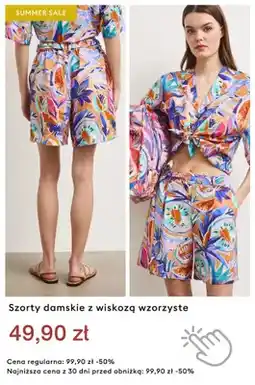Medicine Szorty damskie z wiskozą wzorzyste oferta