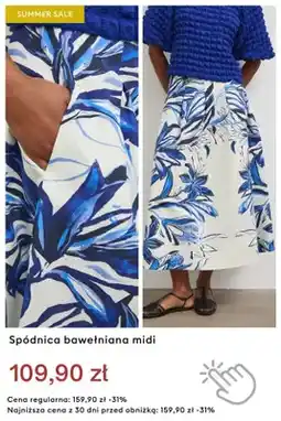 Medicine Spódnica bawełniana midi oferta