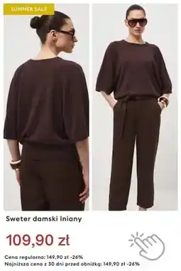 Medicine Sweter damski lniany oferta