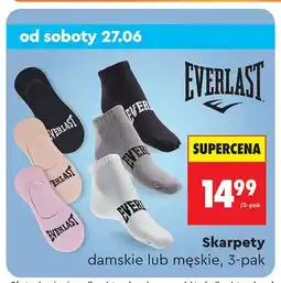 Biedronka Skarpety damskie Everlast 3-pak oferta