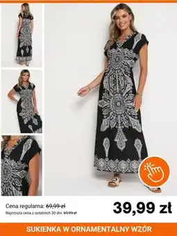 Born2be Sukienka w ornamentalny wzór Born2be oferta