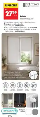 Biedronka Roleta zaciemniająca DECOTeam 42x150 cm oferta