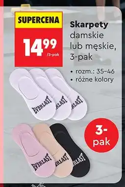 Biedronka Skarpety męskie Everlast 3-pak oferta