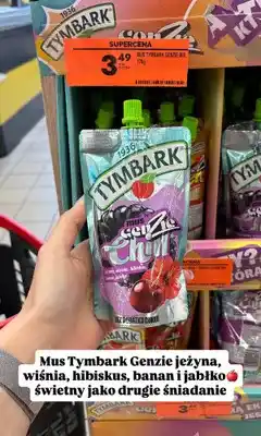 Biedronka Mus Tymbark Genzie Chill jeżyna, wiśnia, hibiskus, banan, jabłko oferta