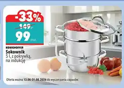 Biedronka Sokownik Konighoffer 5 l z pokrywką na indukcję oferta