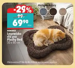 Biedronka Legowisko dla psa Plushy Bed Domarex 50x80 cm oferta