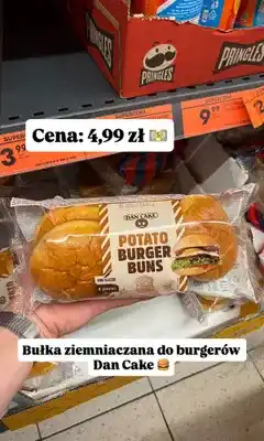 Biedronka Bułki ziemniaczane do burgerów Dan Cake oferta