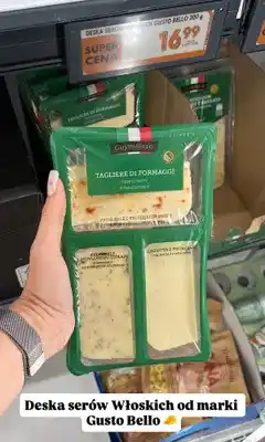 Biedronka Deska serów włoskich GustoBello oferta