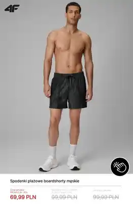 4F Spodenki plażowe boardshorty męskie 4F oferta