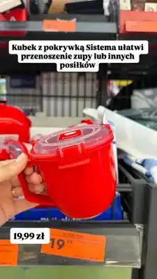 Biedronka Kubek z pokrywką Sistema oferta