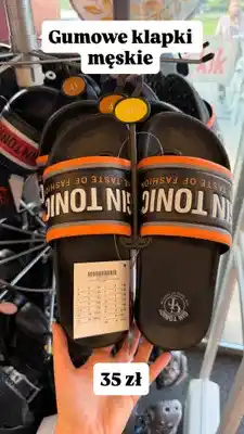 KiK Gumowe klapki męskie Gin Tonic oferta