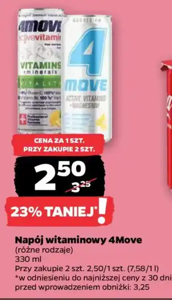 Netto Napój witaminowy 4Move oferta