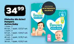 Netto Pieluchy dla dzieci Pampers Active Baby oferta