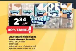 Netto Chusteczki higieniczne 3-warstwowe Samelle , 1 opak. oferta