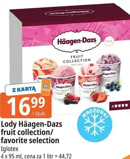 E.Leclerc Lody Häagen-Dazs fruit collection/favorite selection oferta