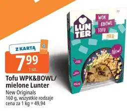 E.Leclerc Tofu WPK&BOWL/mielone Lunter oferta