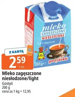 E.Leclerc Mleko zagęszczone niesłodzone/light Gostyń oferta