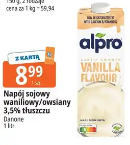 E.Leclerc Alpro Napój sojowy waniliowy/owsiany 3,5% tłuszczu oferta
