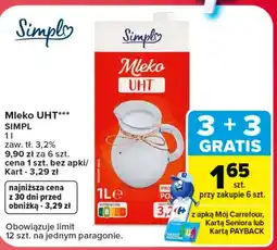 Carrefour Mleko Simple oferta
