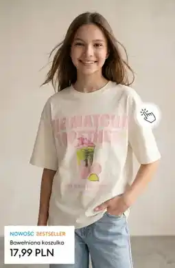Sinsay Bawełniana koszulka oferta