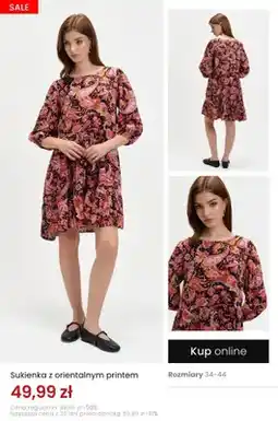 Top Secret Sukienka z orientalnym printem oferta
