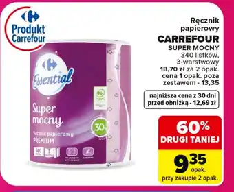Carrefour Ręcznik papierowy Carrefour oferta