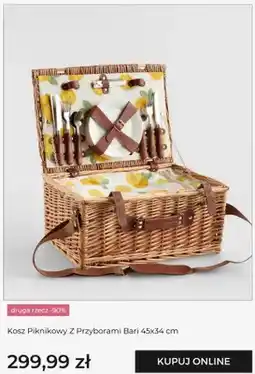 Home&You Kosz piknikowy z przyborami Bari 45x34 cm oferta