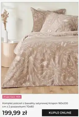 Home&You Komplet pościeli z bawełny satynowej Krispon home&you oferta