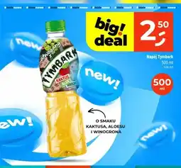 Dealz Napój Tymbark Łatwogang o smaku kaktusa aloesu i winogrona oferta