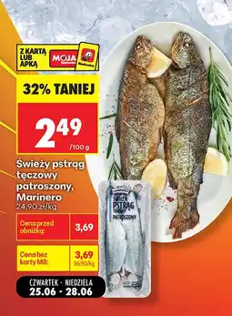 Biedronka Pstrąg tęczowy Marinero oferta