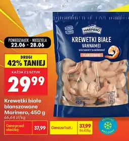 Biedronka Blanszowane krewetki Marinero oferta
